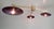 Trio Angolo Polished Brass Amethyst Bubbles Glass Flush Mount by Fabio LTD For Sale - Image 6 of 7