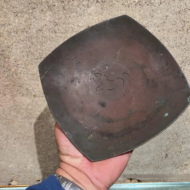 Metal 1960s California Bronze Dish Horse Design by Wah Ming Chang For Sale - Image 7 of 7