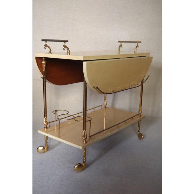 Serving Trolley by Aldo Tura, 1960 For Sale - Image 13 of 16