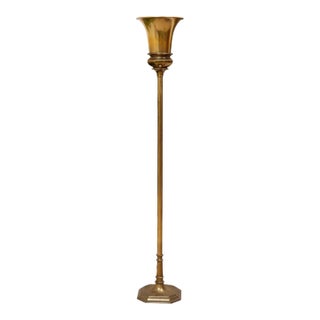 Early 20th Century Art Deco Torchiere Floor Lamp For Sale