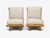 Brown Charlotte Perriand, Rare 'La Cachette' Lounge Chairs, Oak, Fabric, France, 1960s For Sale - Image 8 of 18