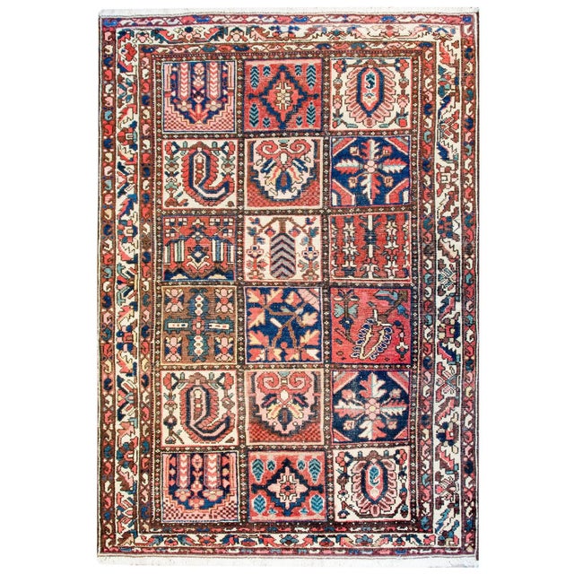 Textile Mid-20th Century Bakhtiati Rug For Sale - Image 7 of 7