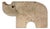 Rhinoceros Sculpture in Travertine by Fratelli Mannelli, Italy, 1970s For Sale