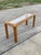 Nautical Pencil Reed Bamboo Console Table For Sale - Image 3 of 6