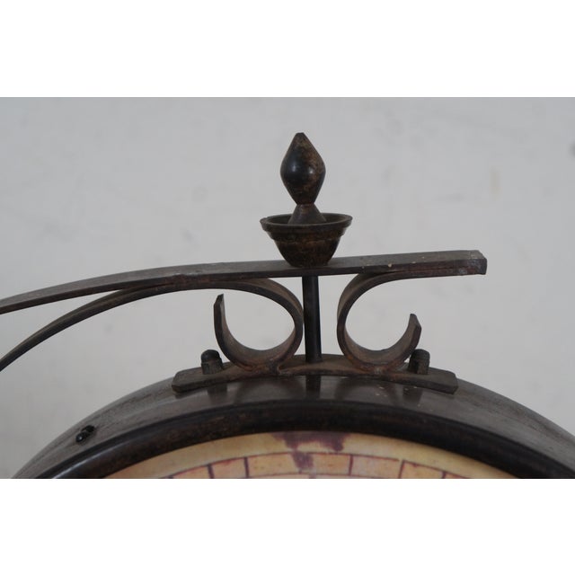 Vintage Victoria Station 1747 Double Sided Brass Wall Mount Railway
