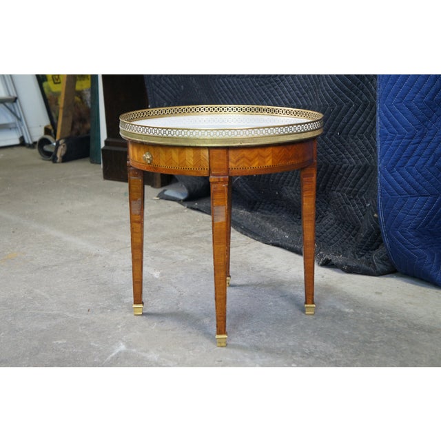【仏蘭西】ルイ15世様式 Louis XVナイフレスト 6個組 Antique Louis XV Style French Inlaid Marble Top Side Table