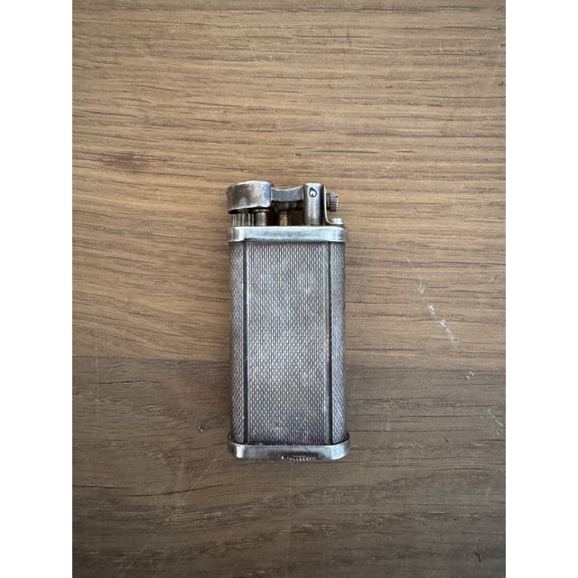 Vintage Silver Decorative Lighter For Sale - Image 4 of 10
