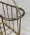 Gold Vintage Hollywood Regency Gold Tubular Magazine Rack Record Stand For Sale - Image 8 of 10