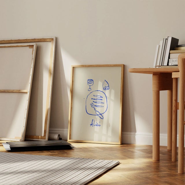 2020s Contemporary Naive Lines Giclee Print For Sale - Image 5 of 5