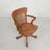 1950s Oak Office Chair with Adjustable Spring System and Height Adjustment, 1950s For Sale - Image 5 of 18