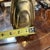 Metal 1970s Small Brass Abstract Style Vase For Sale - Image 7 of 8