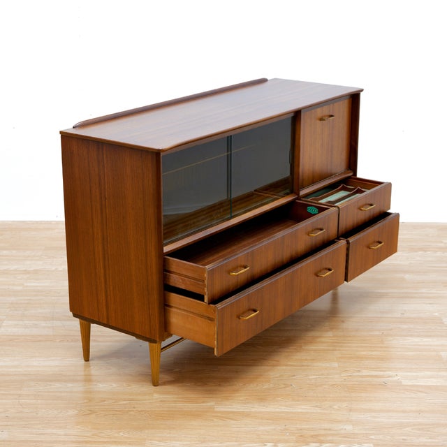 1960s Mid Century Buffet Credenza by Lebus Furniture | Chairish
