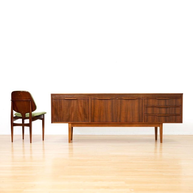 Mid Century Long Credenza by Neil Morris for Morris of Glasgow, Attributed For Sale - Image 10 of 10
