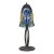 French Art Deco Enamelled Table Lamp by Les Etablissements Leune - 1920s France For Sale