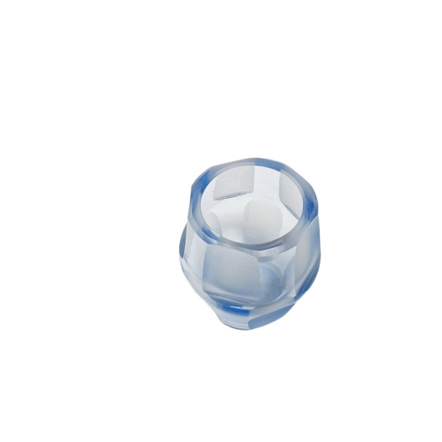 Postmodern Crystal Vase, Poland, 1950s For Sale - Image 11 of 13