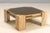 Stone and Brass Coffee Table, Italy, 1970s For Sale - Image 4 of 5
