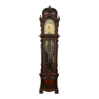 Enormous 19th Century English Tall Case Clock For Sale