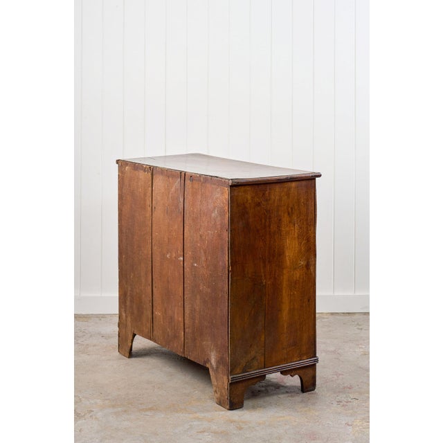 19th Century Oak Two Over Three Chest With Chippendale Pulls For Sale - Image 11 of 12