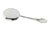 Silver Ice Cream Scoop with Smooth Shell and Crimped Handle Reliefs For Sale - Image 6 of 6
