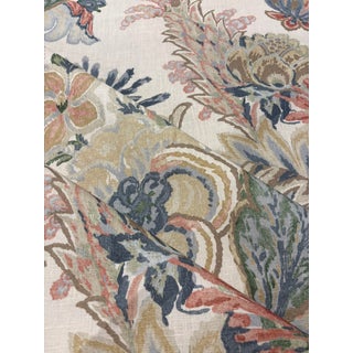 Thibaut's Flora Gala Wheat Fabric For Sale