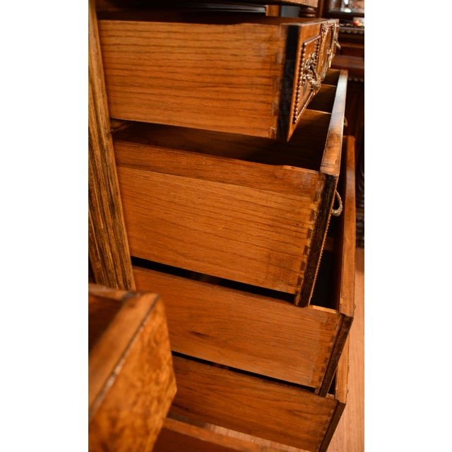 1920s Set P.Nathan Sons, Inc. New York French Kingwood High Dresser & Low Dresser, 2 Pieces For Sale - Image 10 of 18