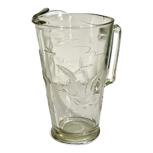 Mid 20th Century Anchor Hocking Water Bird Pitcher
