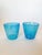 Vintage Venini Murano Style Blue Bubble Glass Wine Cooler Ice Buckets Italy 1970, a Pair For Sale - Image 11 of 12