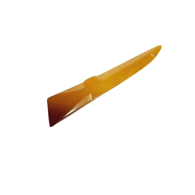 Postmodern Bakelite Letters Knife, Poland, 1970s For Sale - Image 11 of 11