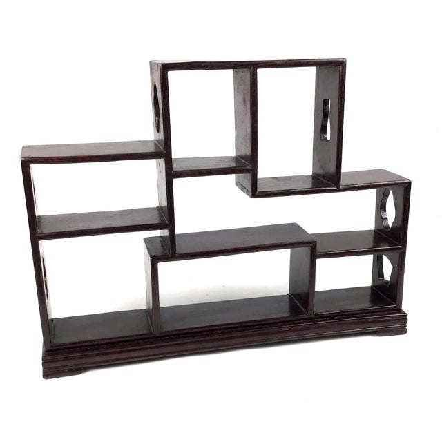 R 1910s Chinese Ming Style Nic Nac Shelf 12 X 9 X 2 For Sale - Image 13 of 13