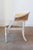 Swedish Gustavian Style Painted Tub Chair with Carved Campanula Friezes For Sale - Image 4 of 8