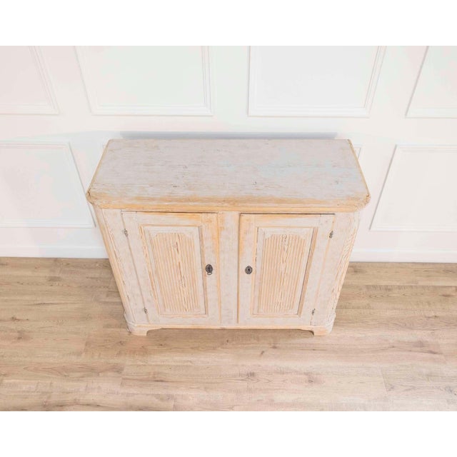 Wood 19th Century A period 2 door Gustavian buffet For Sale - Image 7 of 8