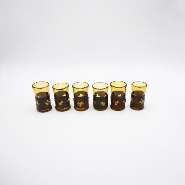 1970s 1970s Brutalist Mexican Modern Art Caballitos and Glasses by Feders - Set of 8 For Sale - Image 5 of 5