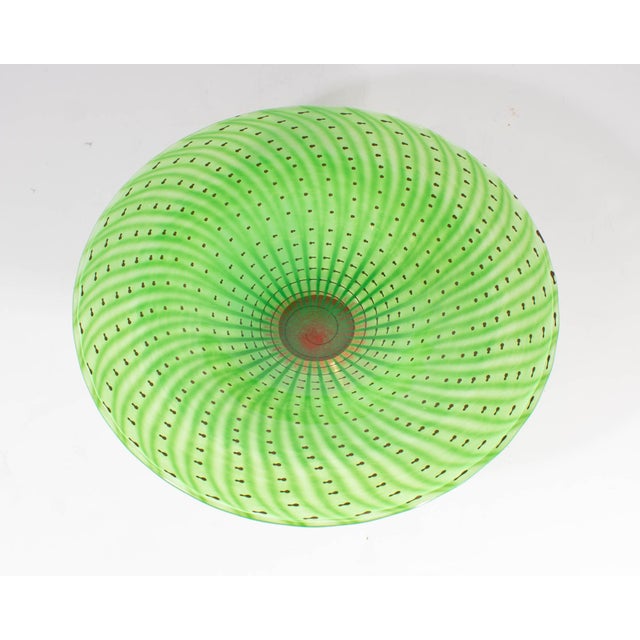 Jan-Erik Ritzman and Sven-Åke Carlsson Transjö Hytta Glass Footed Bowl For Sale In Indianapolis - Image 6 of 6