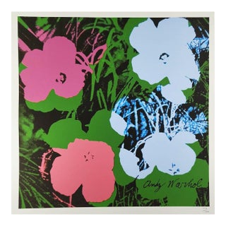 After Andy Warhol, Flowers, 1980s, Numbered Limited Edition Lithograph For Sale