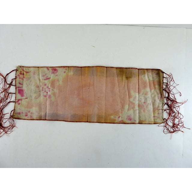 1900 - 1909 1900s Small Victorian Velvet Runner For Sale - Image 5 of 7