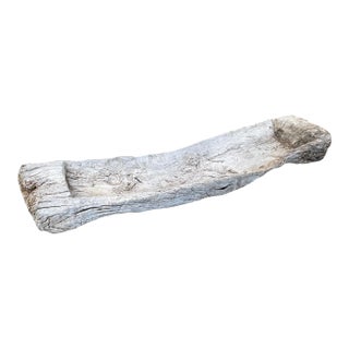 Large Mesquite Driftwood Trough Planter For Sale