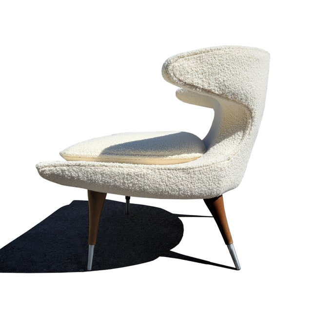 Karpen of California Mid-Century Modern American Karpen Horn Lounge Chair For Sale - Image 4 of 10