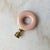 Modern Vintage Glass & Brass Lamp Shade Finial Lampshade Topper For Sale - Image 3 of 4