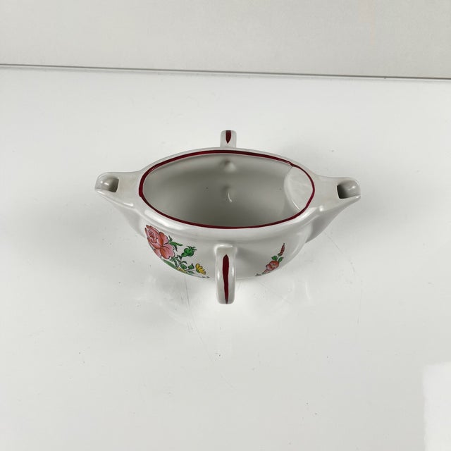Réverbère Model Double-Spout Gravy Boat from KG Lunéville, 1950s For Sale - Image 3 of 12