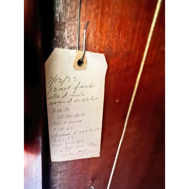 Antique 1914 Grandfather Clock For Sale - Image 11 of 12