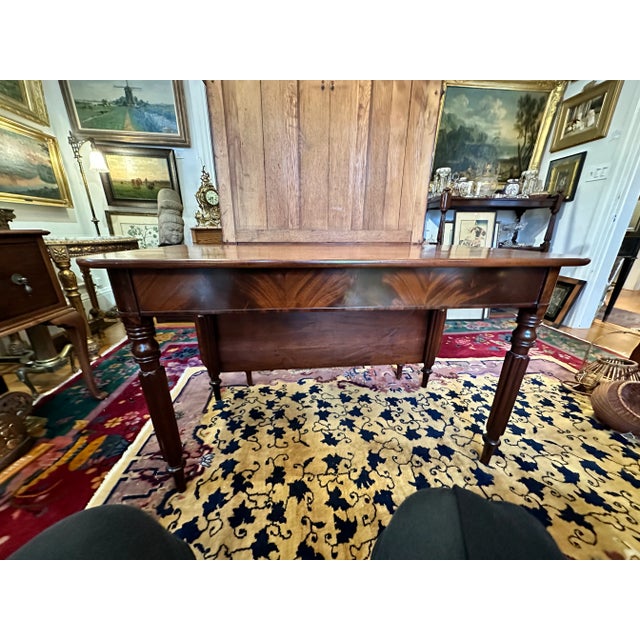 Late 18th Century English Georgian Period Mahogany Drop-Leaf Table For Sale - Image 10 of 11
