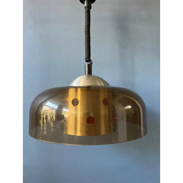 Mid-Century Space Age Pendant Lamp from Herda, 1970s For Sale - Image 6 of 11
