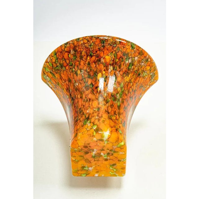 Exclusive murano glass wall sconce by peil & putzler, germany, 1970s wonderful light effect. Extremely rare! high quality...