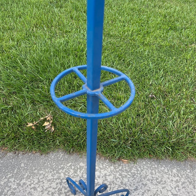 Art Nouveau 1940s Solid Iron Coat Rack For Sale - Image 3 of 3