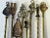An instant collection of vintage and antique fireplace toasting forks with a variety of traditional themes: Shakespeare,...