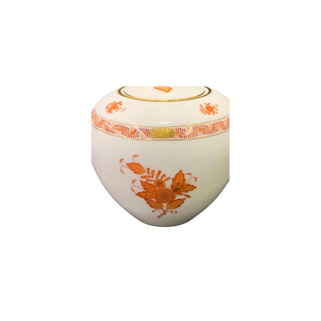 Ceramic 1930s Herend -Chinese Bouquet (Rust) For Sale - Image 7 of 7