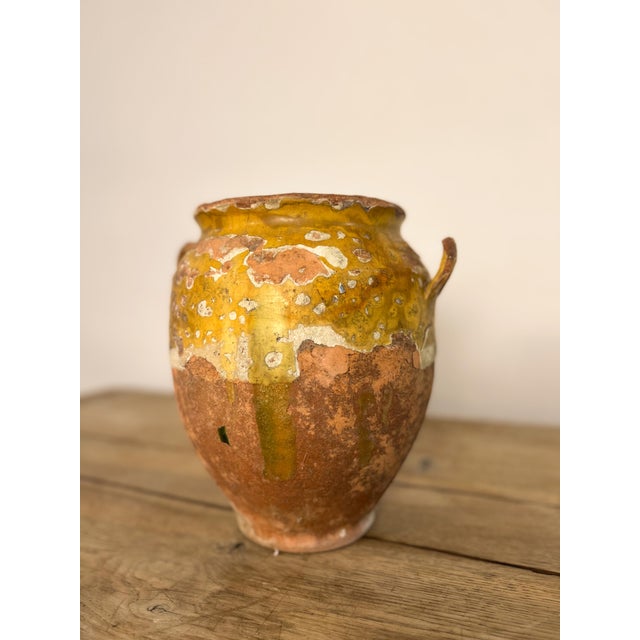 French Provincial Antique French Confit Pot For Sale - Image 3 of 5