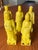 Mid Century Taoist Immortals in Golden Yellow-Set of Five Figures For Sale In Houston - Image 6 of 12