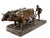 Antique Bronze Sculpture of a Farmer Plowing With Two Oxen by Marcel Debut For Sale - Image 13 of 17