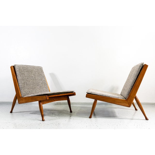 Mid-Century Armchairs by Marian Grabinski for KFM, Poland, 1960s, Set of 2 For Sale - Image 9 of 18